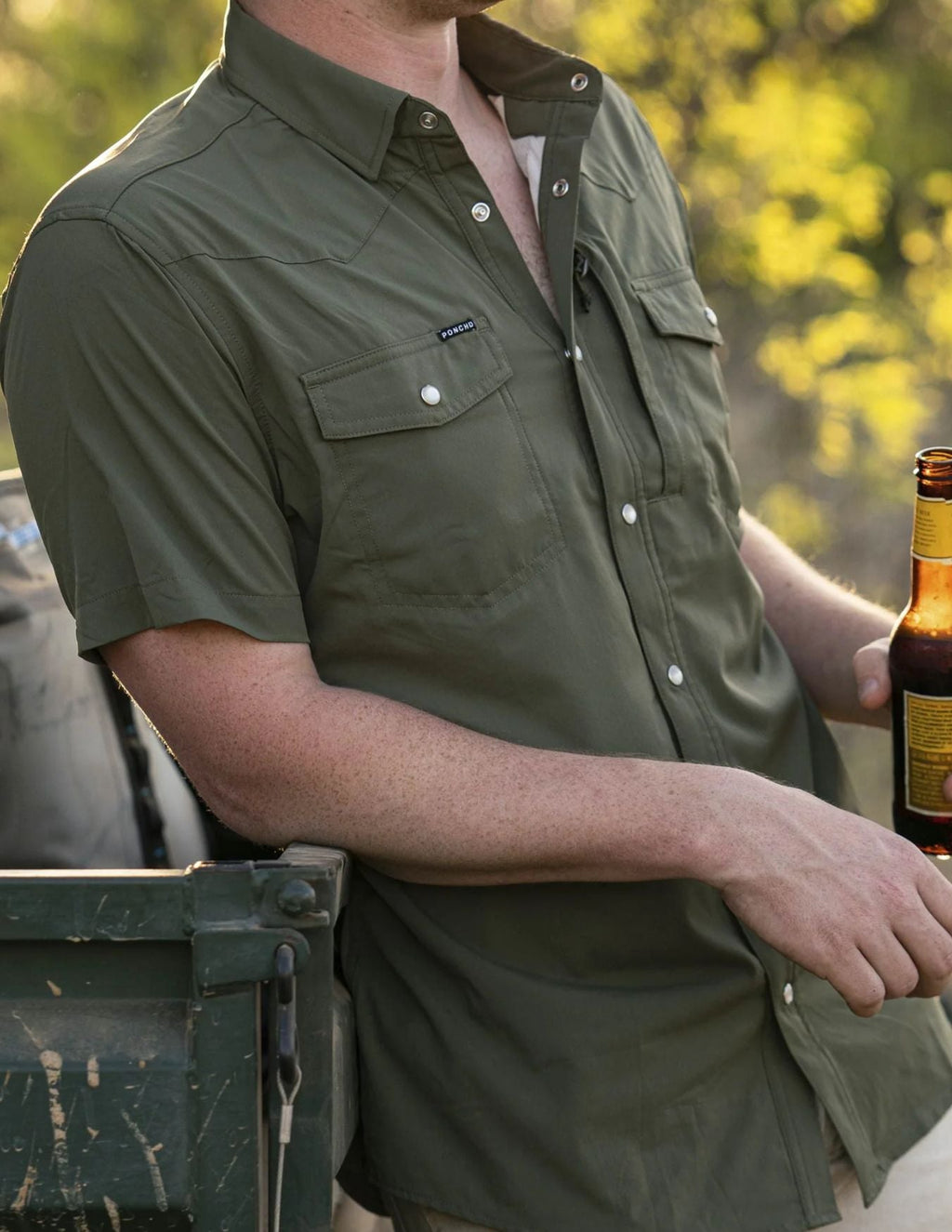 Poncho Mens The Sabine Short Sleeve Shirt