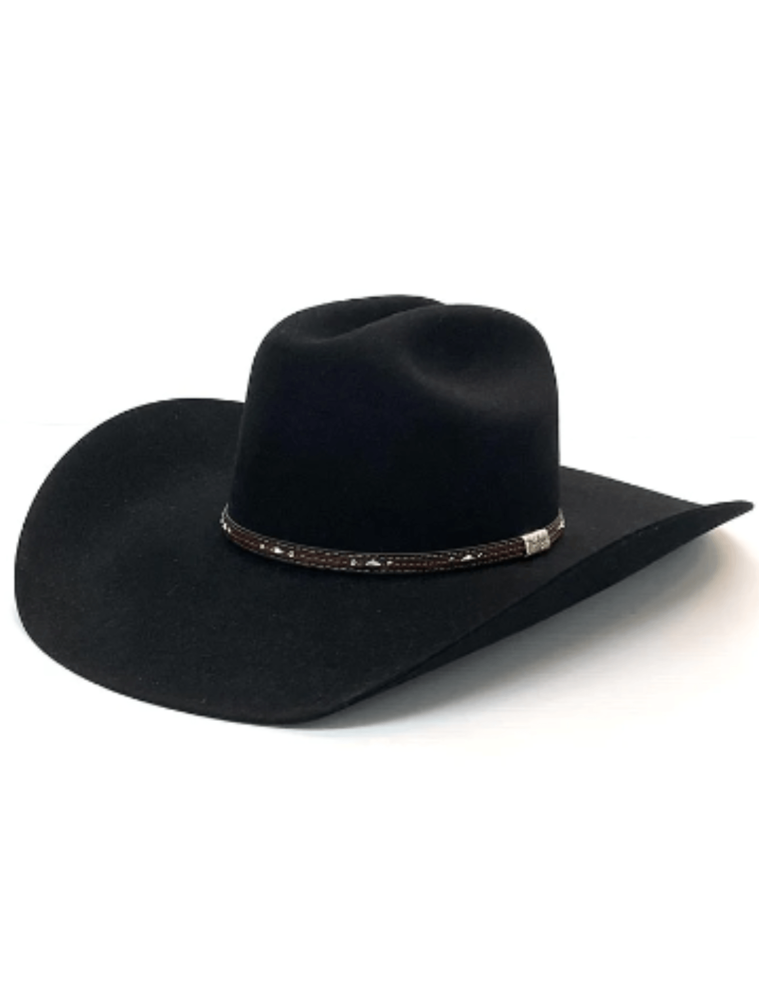 Mens Resistol Black Kingman 6X Felt Hat