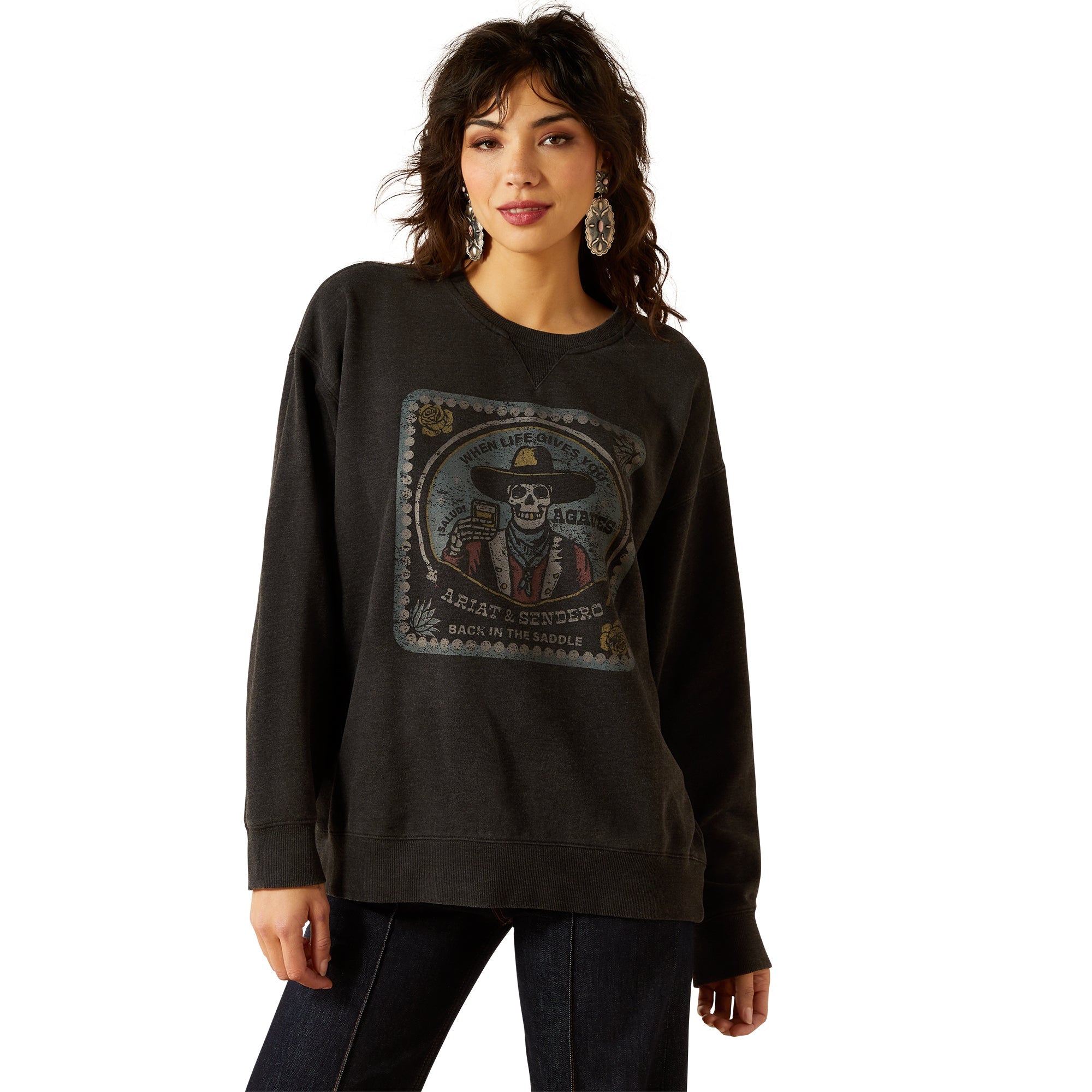 Ariat Womens Sendero When Life Gives You Agaves Sweatshirt