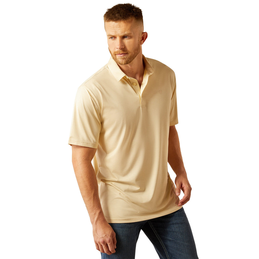 Ariat Mens Bleached Sand Charger 2.0 Polo