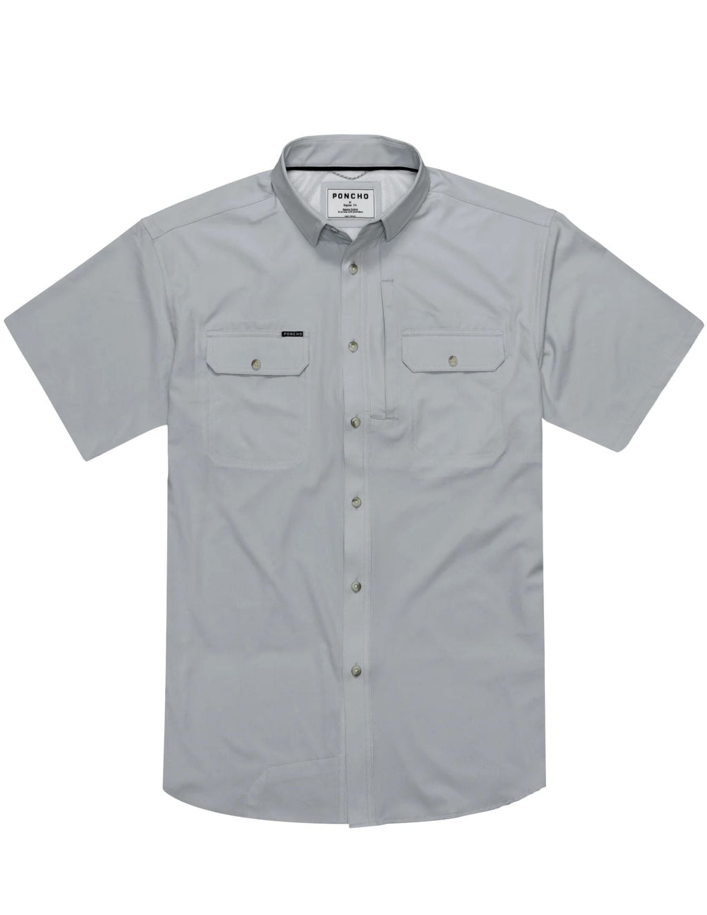 Poncho Mens The Grey Fox Short Sleeve Shirt