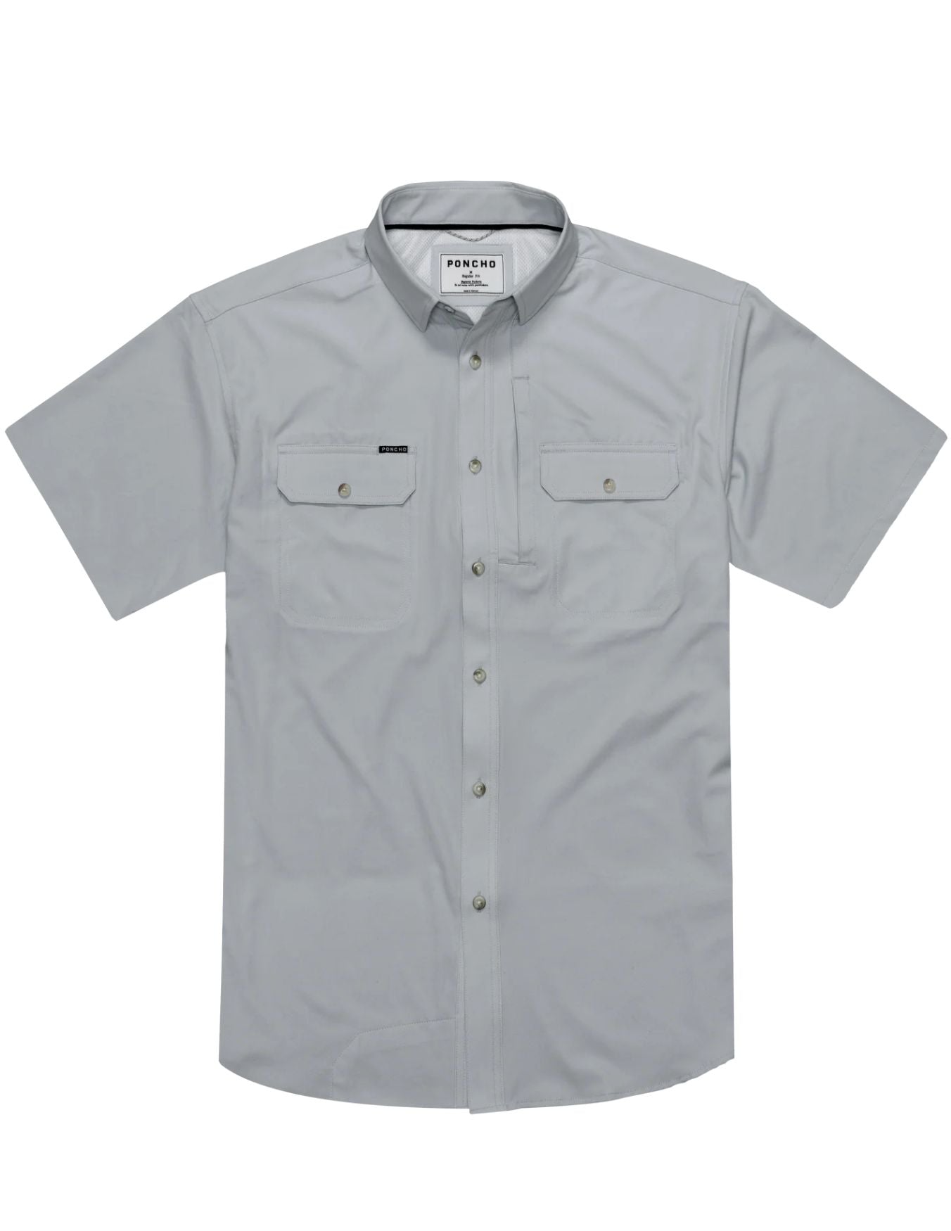 Poncho Mens The Grey Fox Short Sleeve Shirt