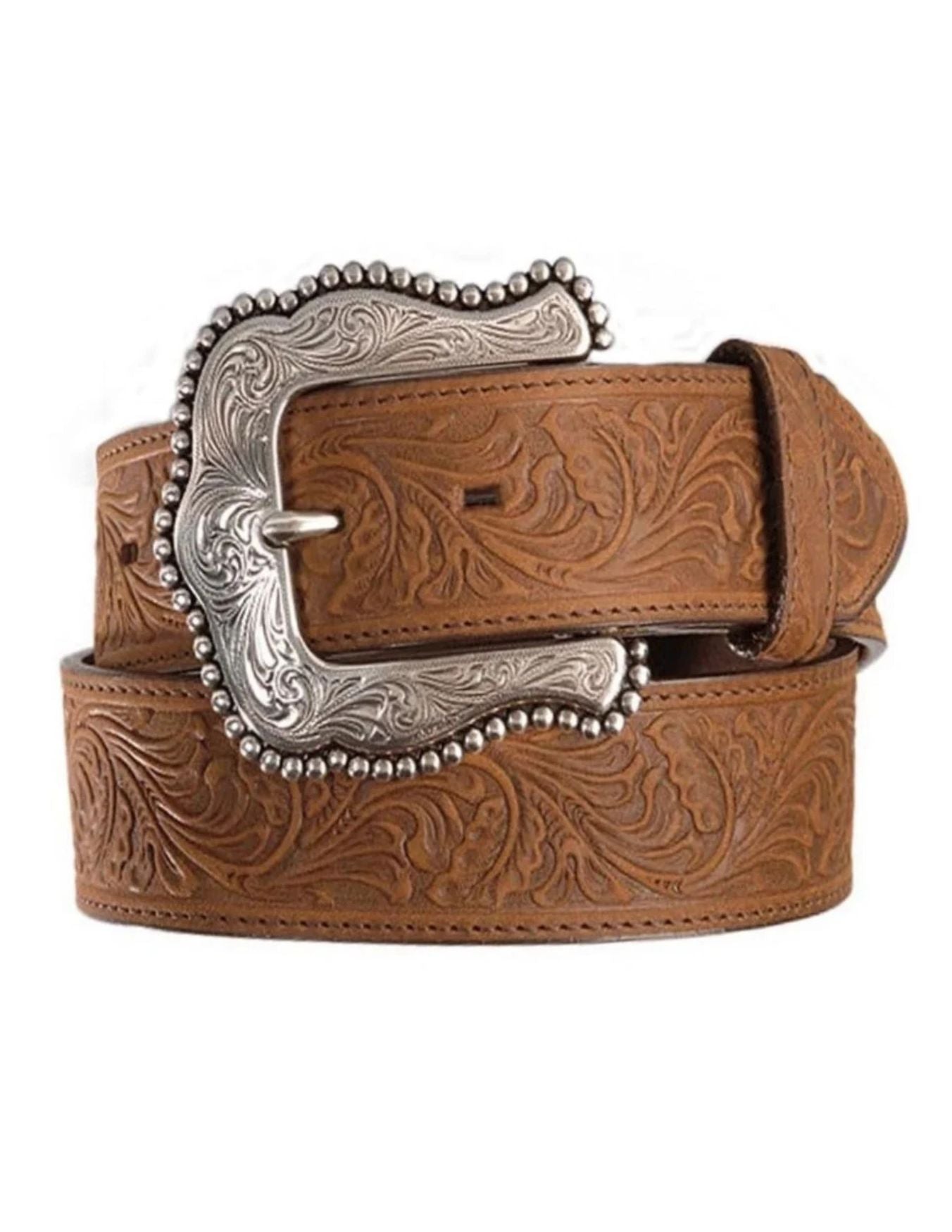Tony Lama Womens Brown Layla Belt