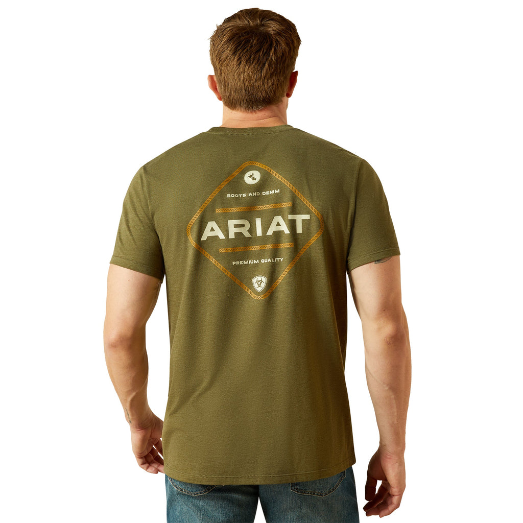 Ariat Mens Roped Diamond T-Shirt