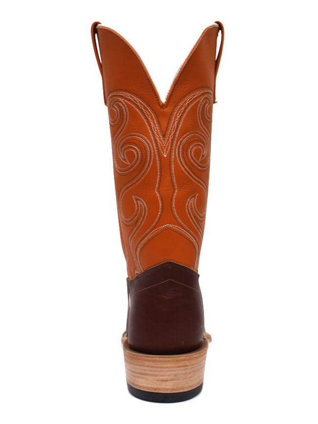 Olathe Mens Latigo Orange Waxy Kansas Boots