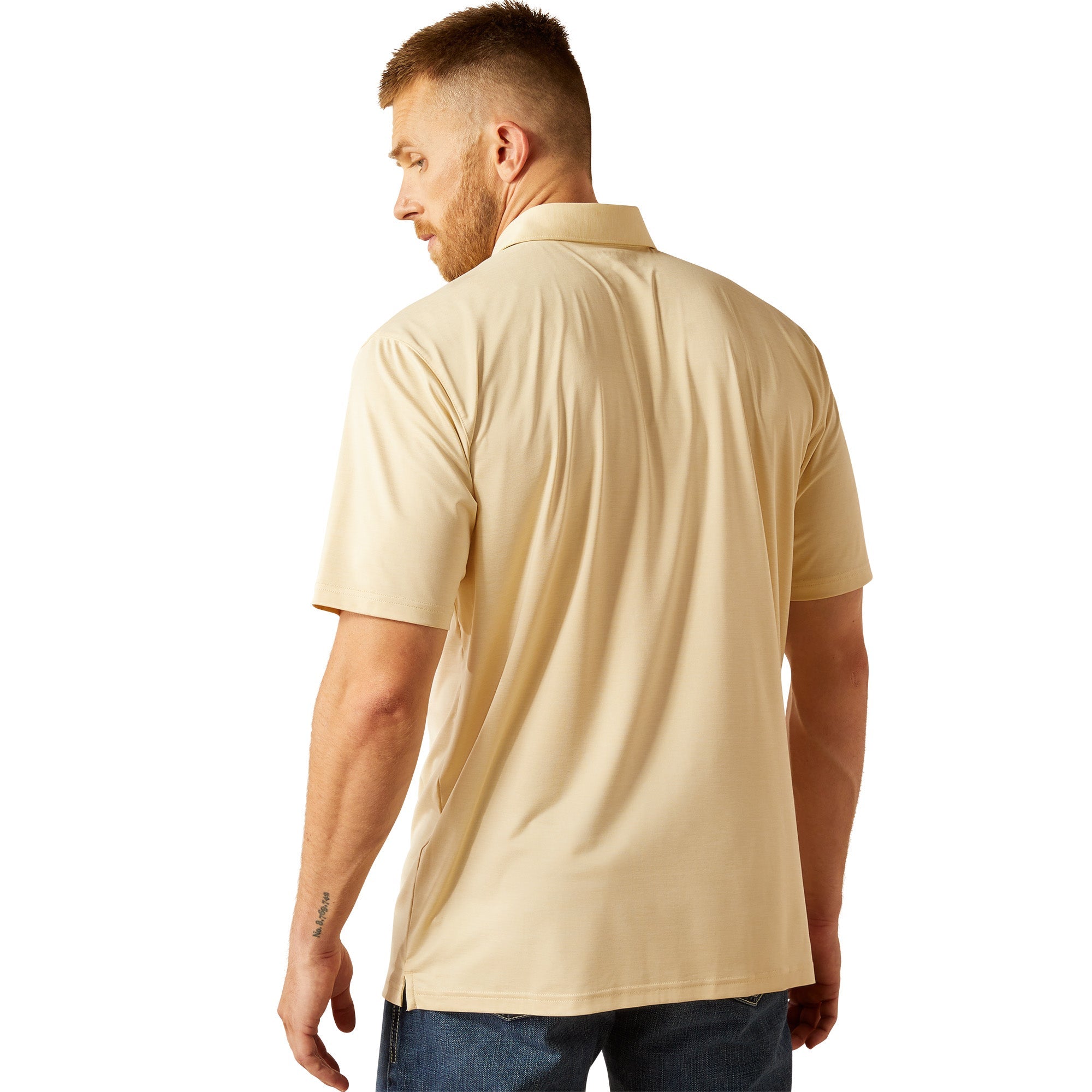 Ariat Mens Bleached Sand Charger 2.0 Polo