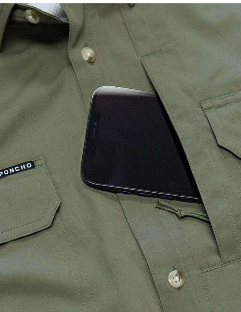 Poncho Mens The Roaring Fork Short Sleeve Shirt