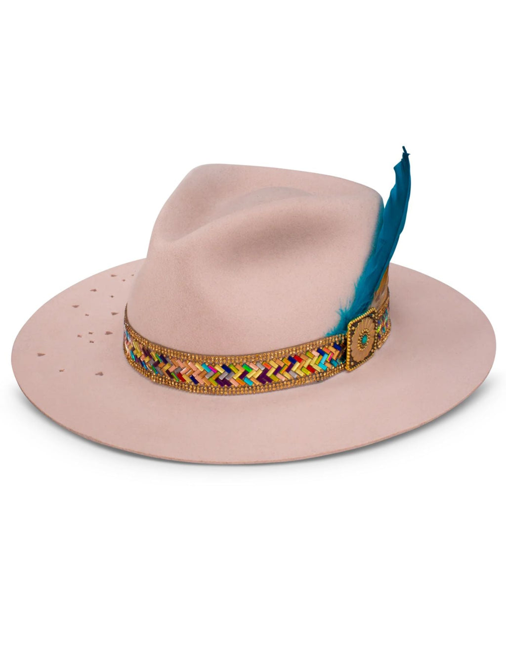 Charlie 1 Horse Hillbilly Hippie Powder Pink Fashion Hat