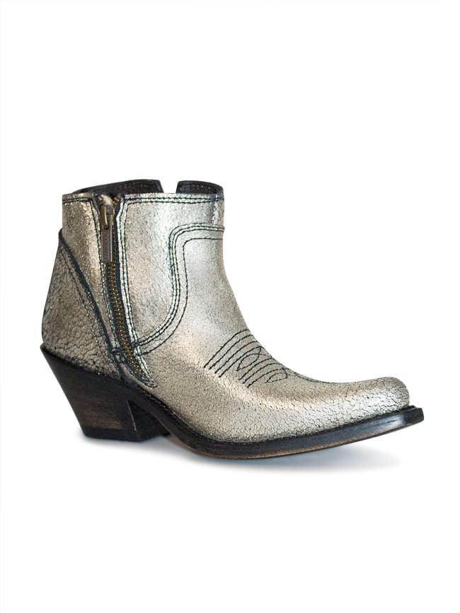 Liberty Black Croste Plantino Metalic Bootie