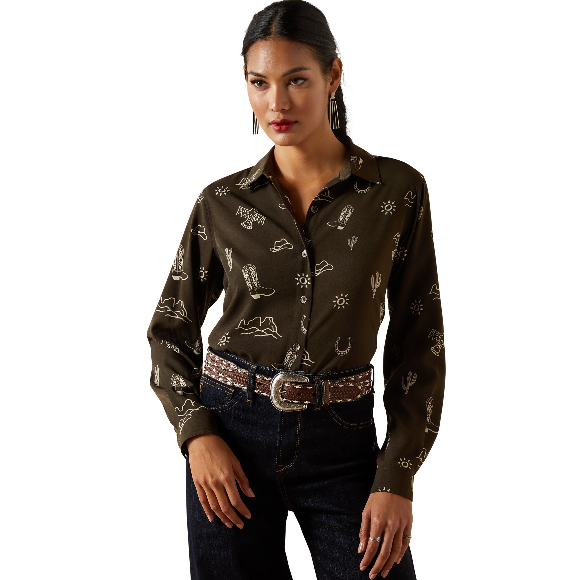 Ariat Womens Layla Print Homestyle Shirt