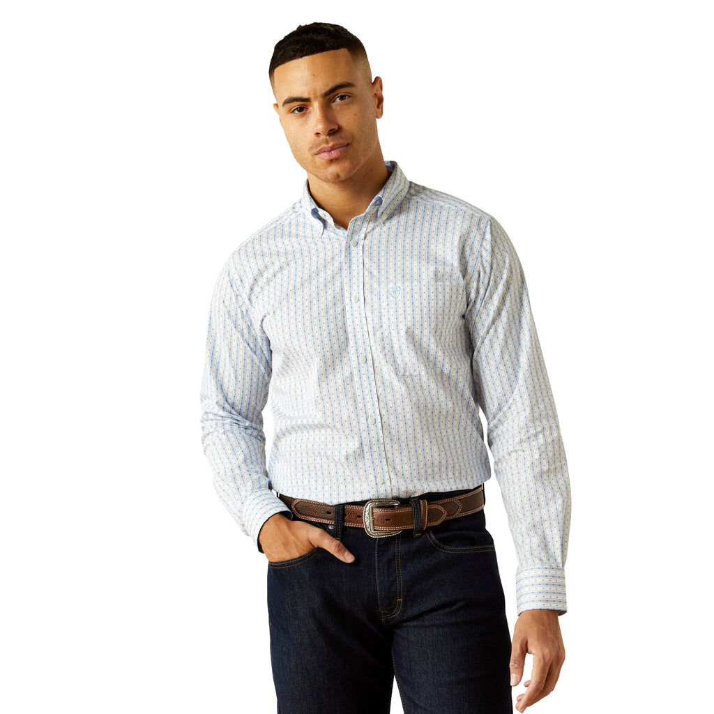 Ariat Mens Wrinkle Free Dezmond Fitted Shirt