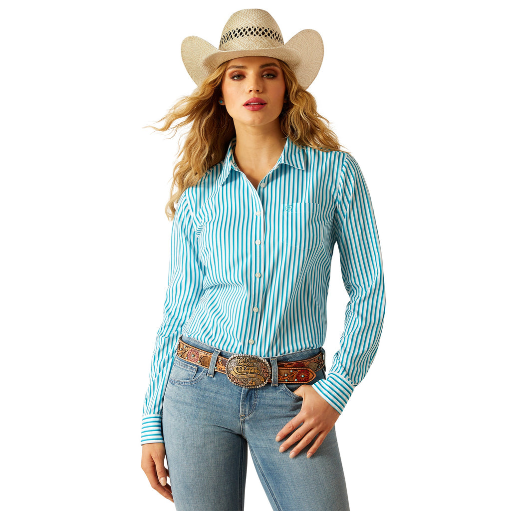 Ariat Womens Stripe Kirby Pro Shirt