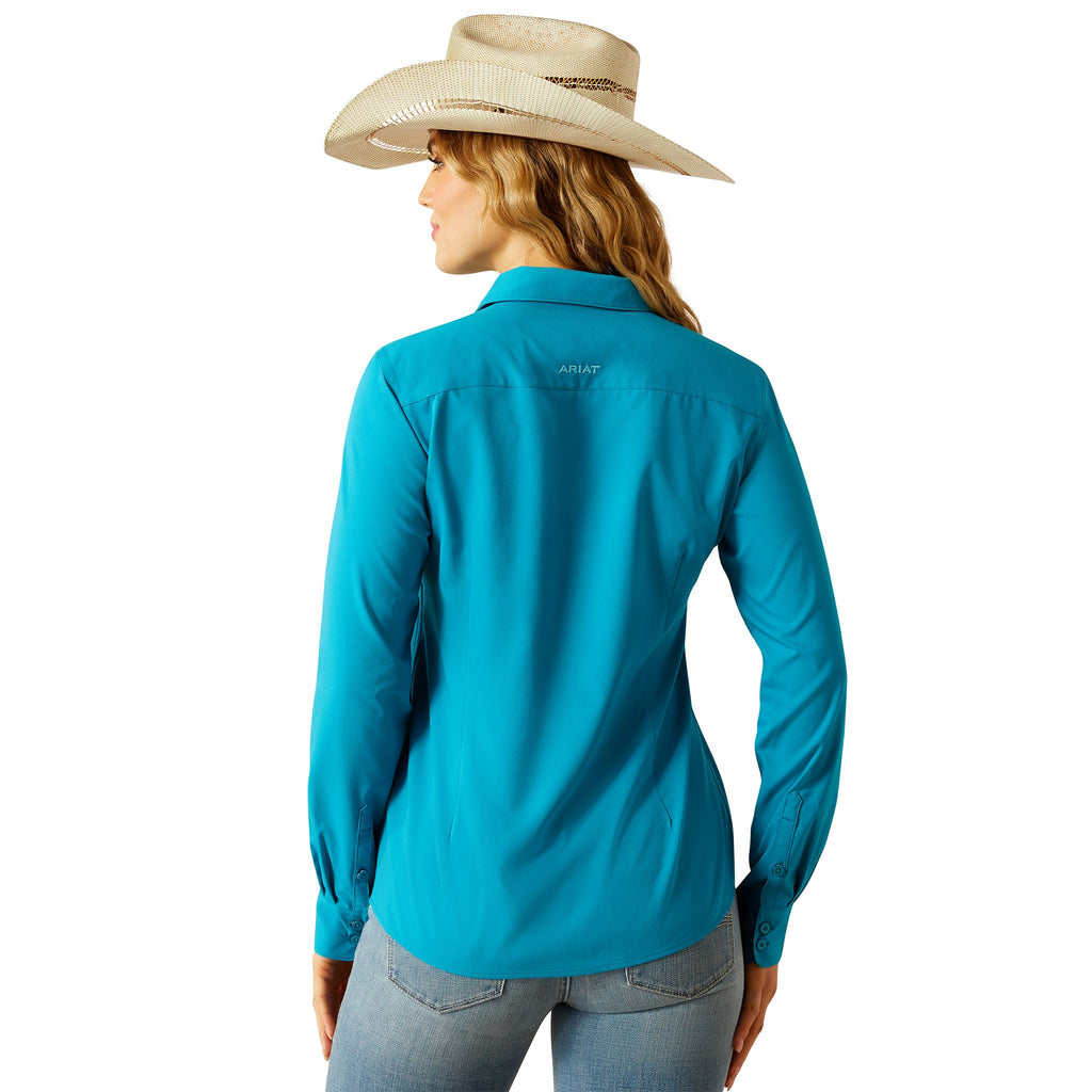 Ariat Womens Enamel Blue Kirby Pro Shirt