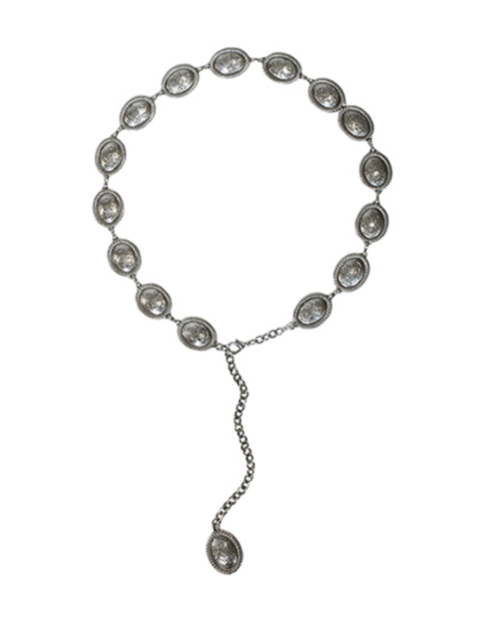 M&f Western Womens Angel Ranch Oval Floral Concho Belt