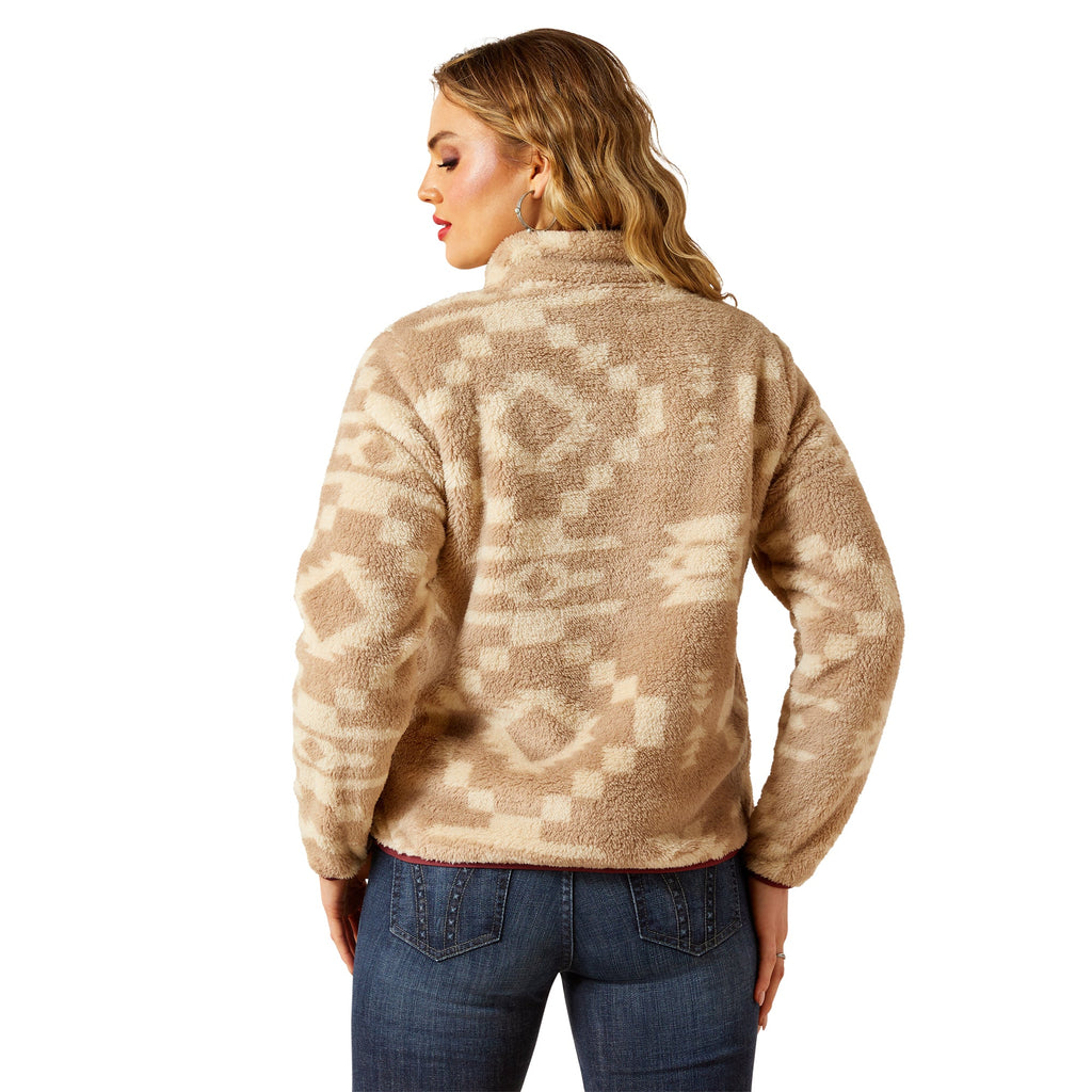 Ariat Womens Berber Snap Front Sweatshirt