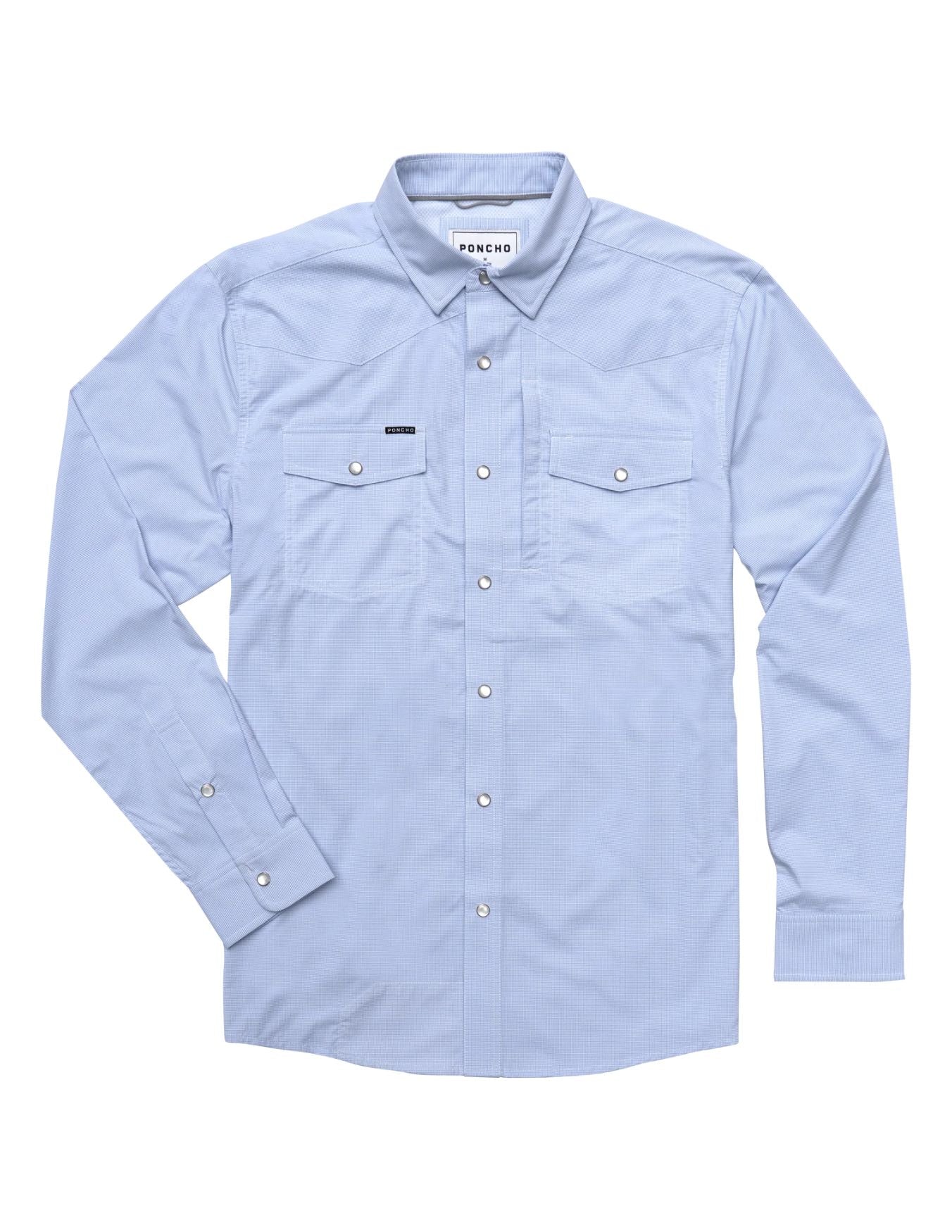 Poncho Mens The Nueces Long Sleeve Shirt