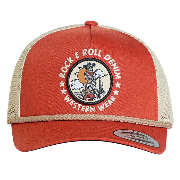 Panhandle Mens Rust Rock N Roll Hat