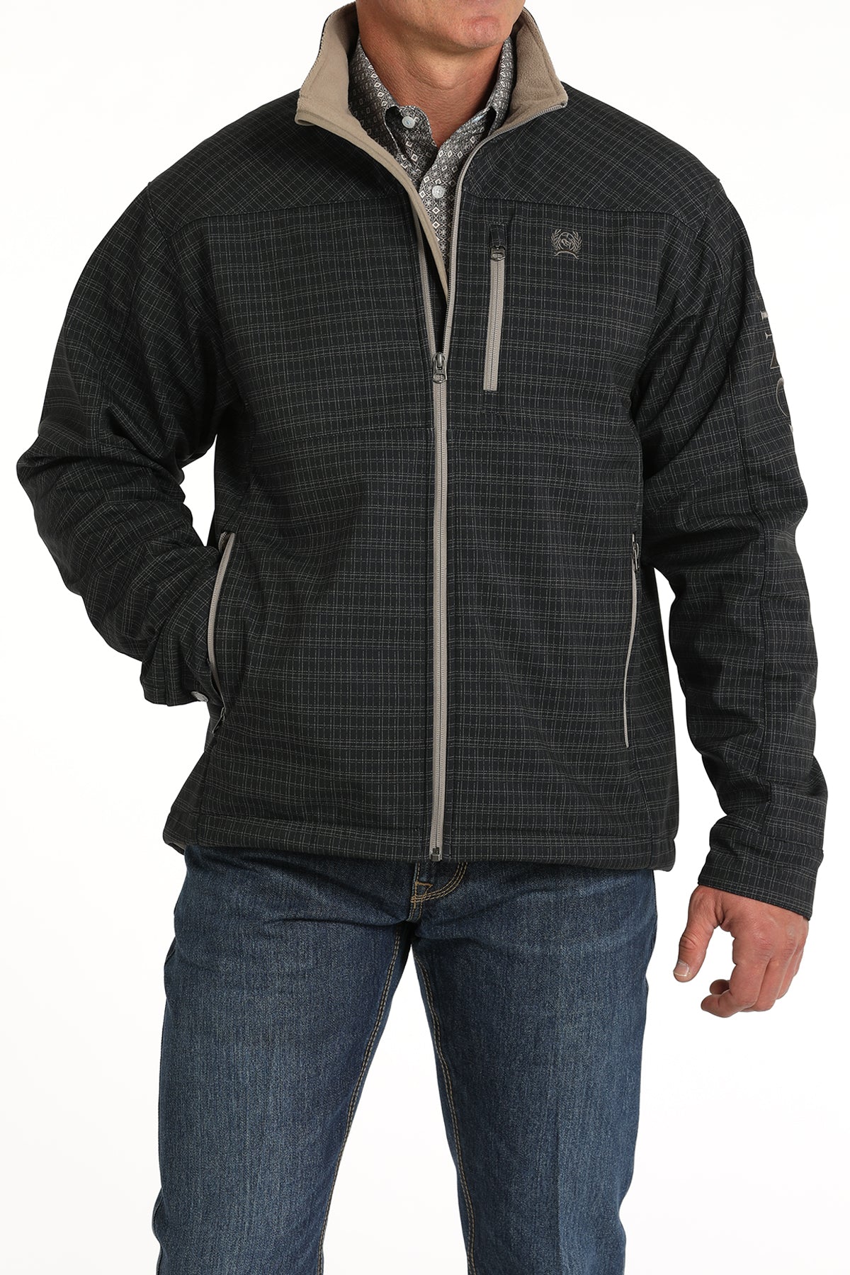 Cinch Mens Navy Bonded Jacket