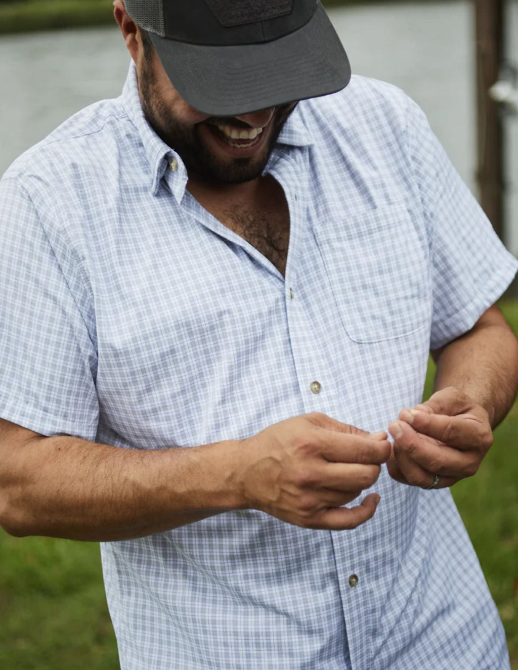 Poncho Mens The Grayling Short Sleeve Shirt