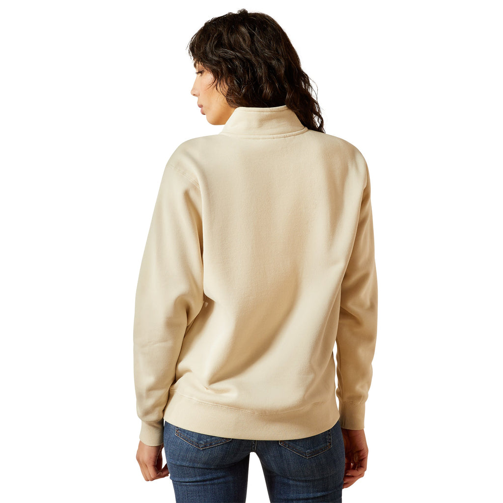 Ariat Womens Denim and Supply 1/2 Zip Sweatshirt