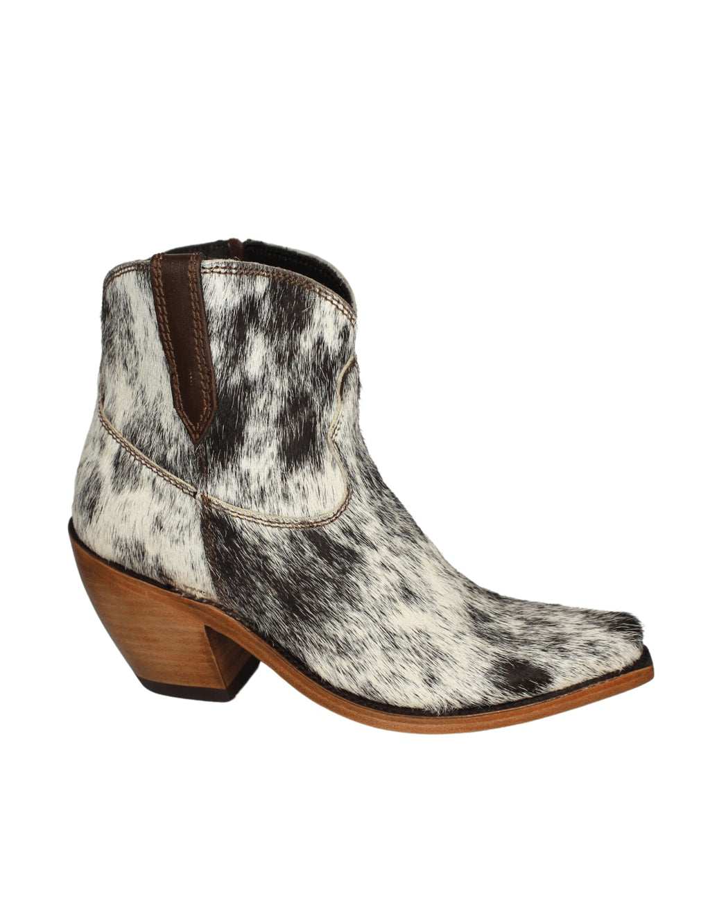 Liberty Black Womens Pelo Granizo Cafe Booties