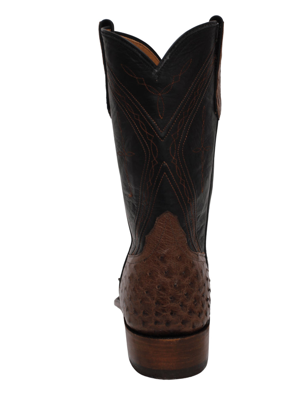 Rios Of Mercedes Mens Cafe Americano Ostrich Roper Boots