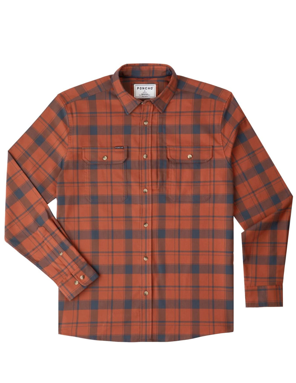 Poncho Mens The Stonington Long Sleeve Shirt