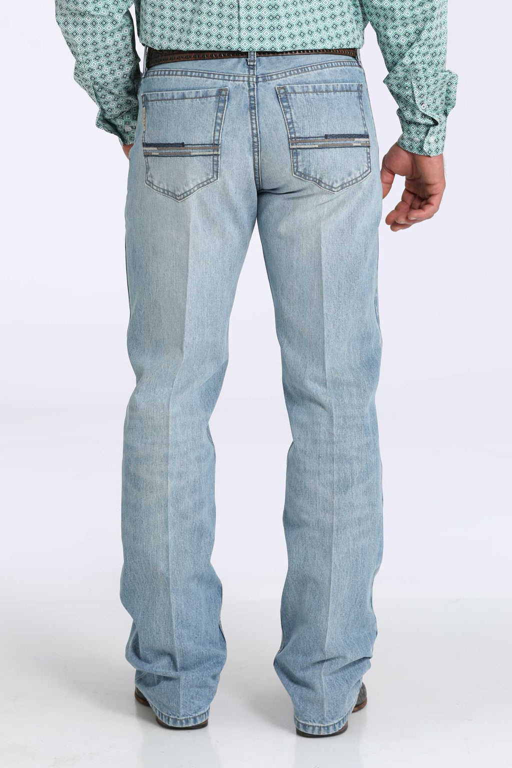 Cinch Mens Grant Stone Relaxed Bootcut Jeans