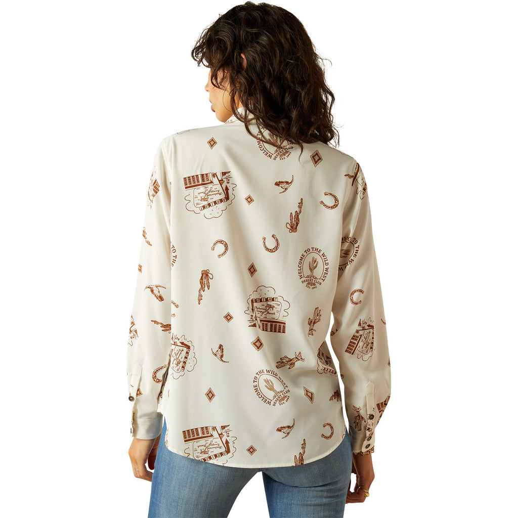 Ariat Womens Homestyle Road Trip Print Shirt