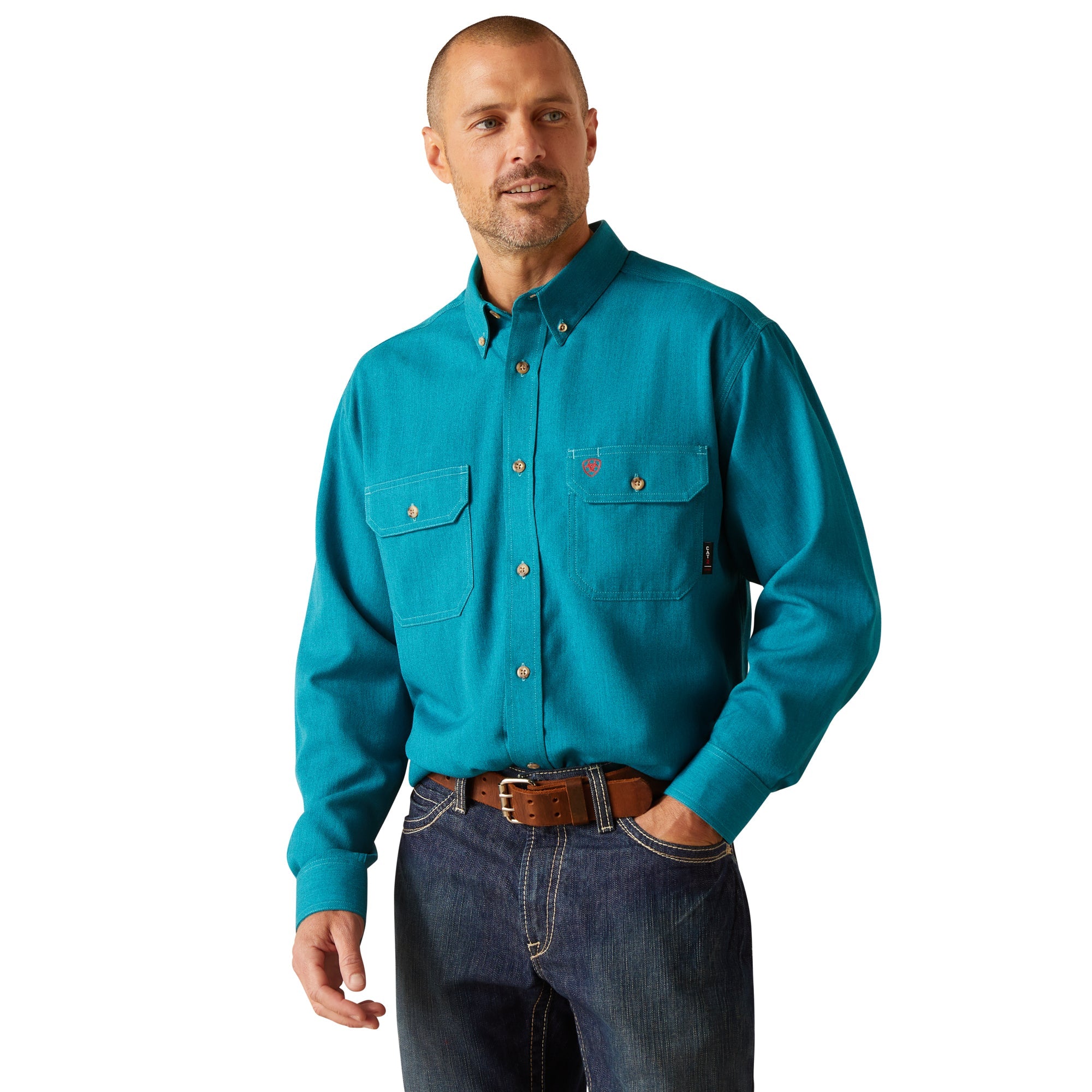 Ariat Mens Aqua Long Sleeve Shirt