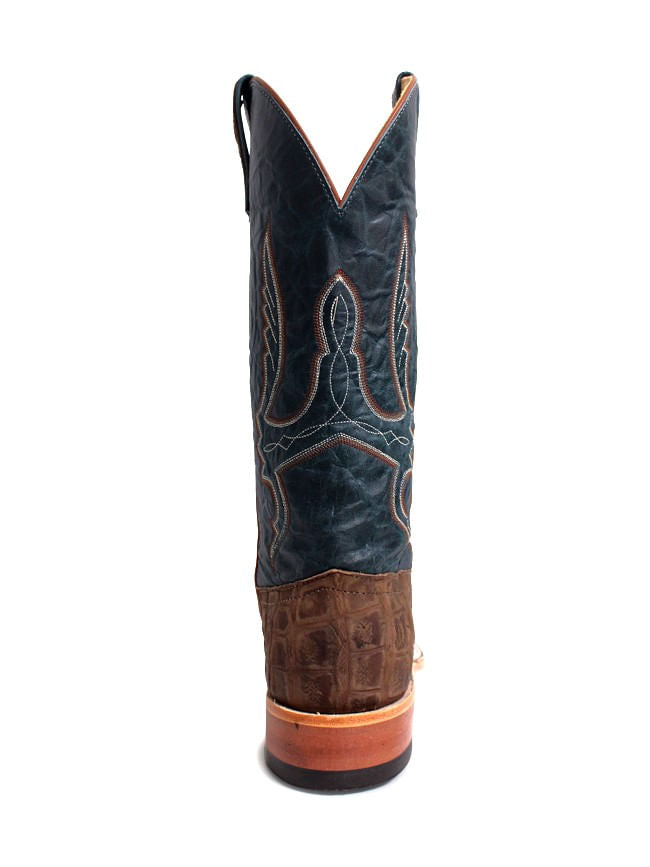 Anderson Bean Mens Chocolate Giant Alligator Boots