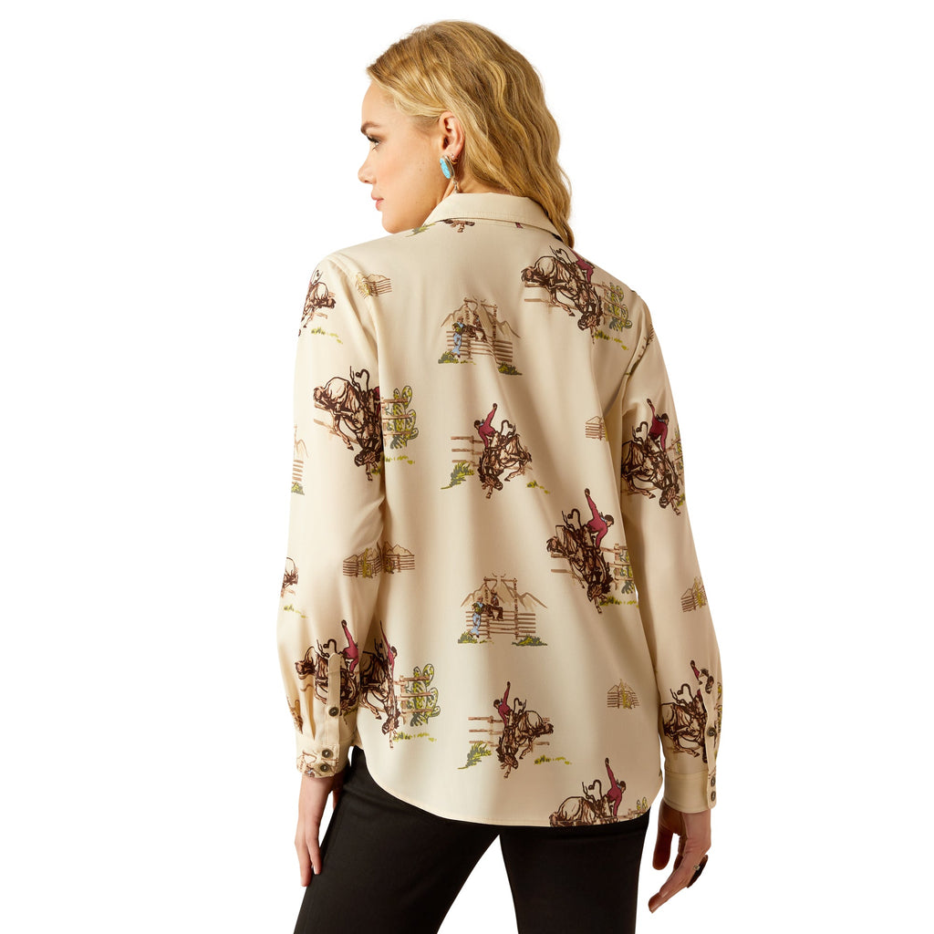 Ariat Womens Western Homestyle Long Sleeve Shirt