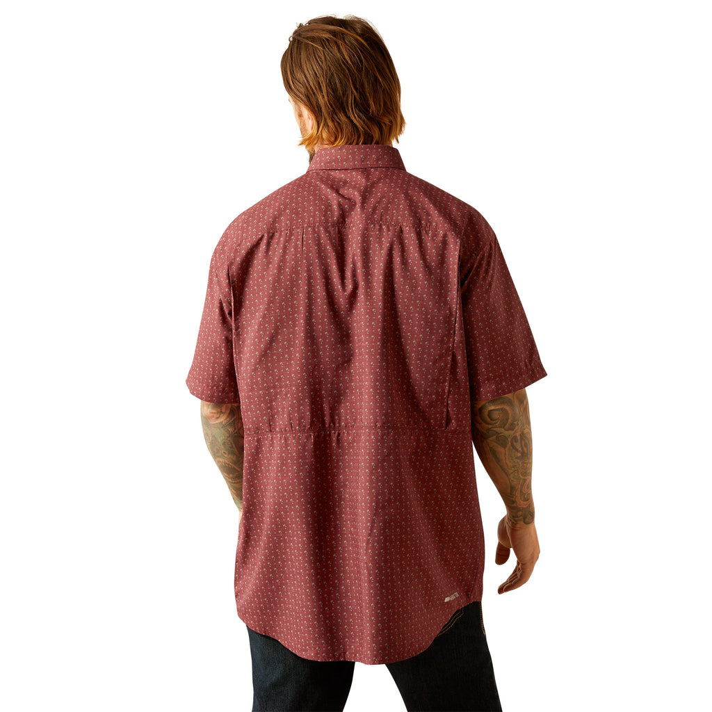 Ariat Mens Red Mahogany VentTEK Outbound Classic Fit Shirt