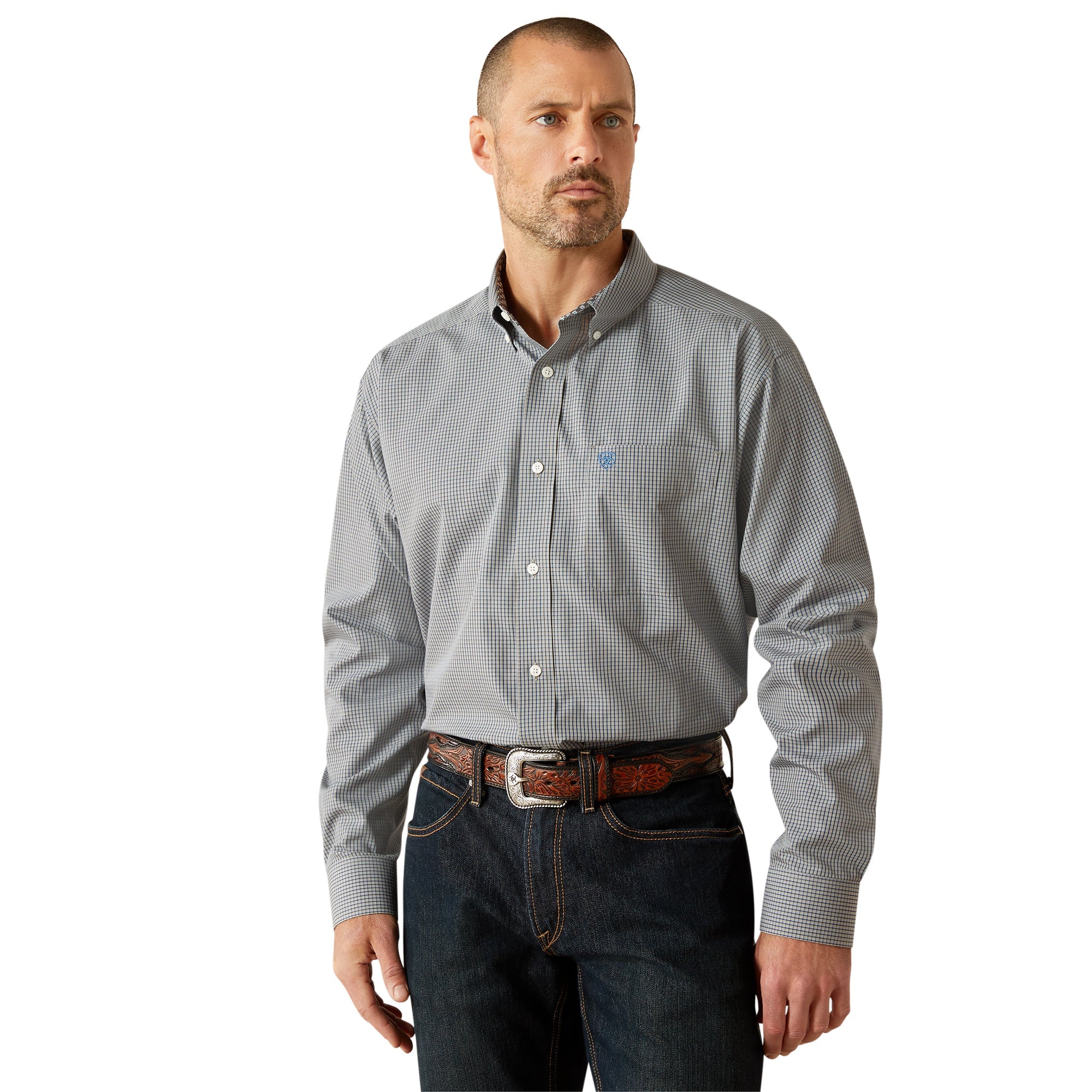 Ariat Mens Wrinkle Free Clayton Classic Fit Shirt