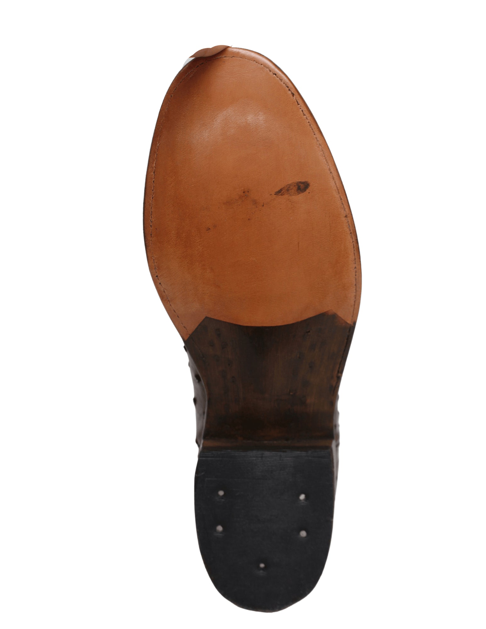 Rios Of Mercedes Mens Cafe Americano Ostrich Roper Boots