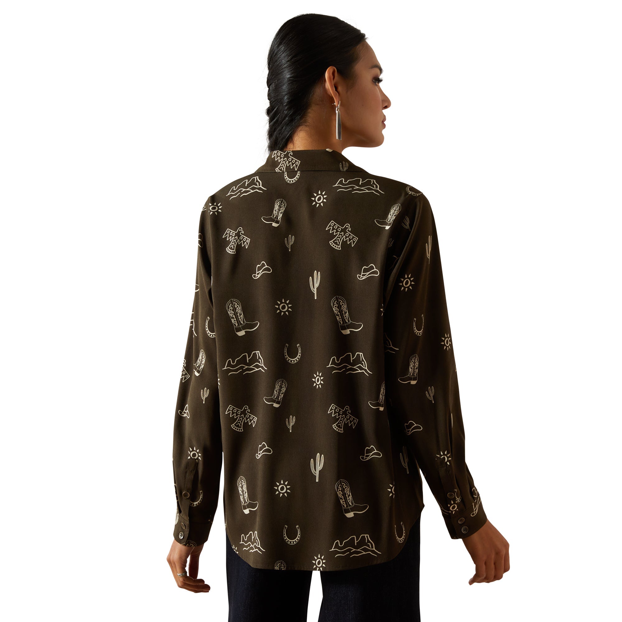Ariat Womens Layla Print Homestyle Shirt
