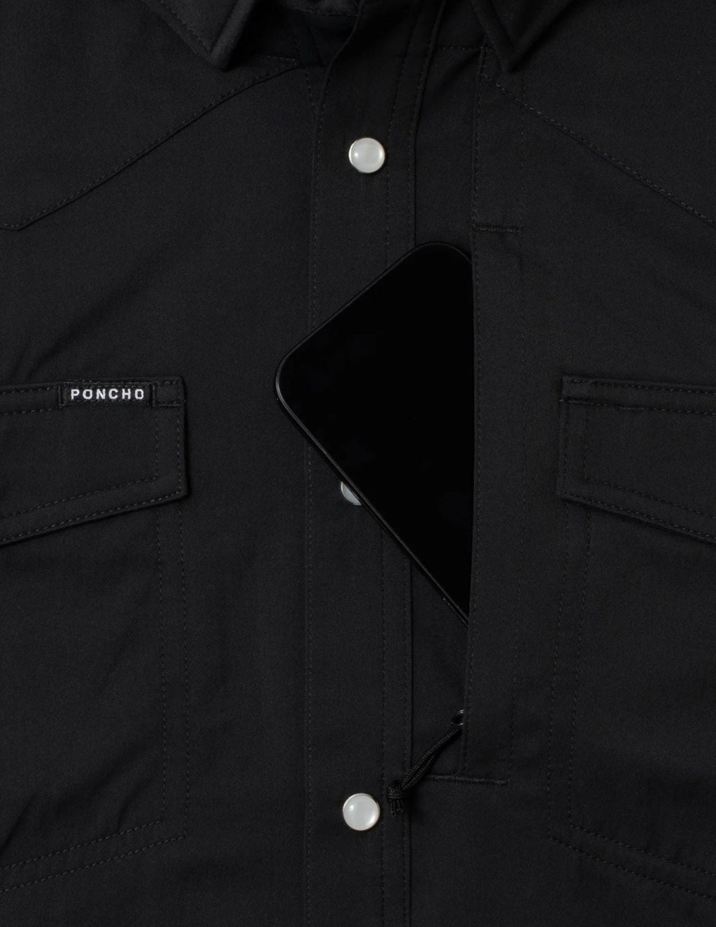 Poncho Mens The Piedras Negras Long Sleeve Shirt