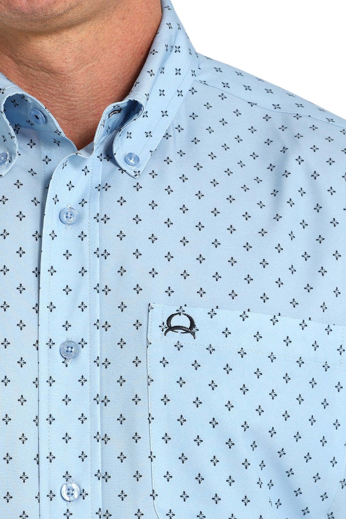 Cinch Mens Light Blue Arenaflex Shirt