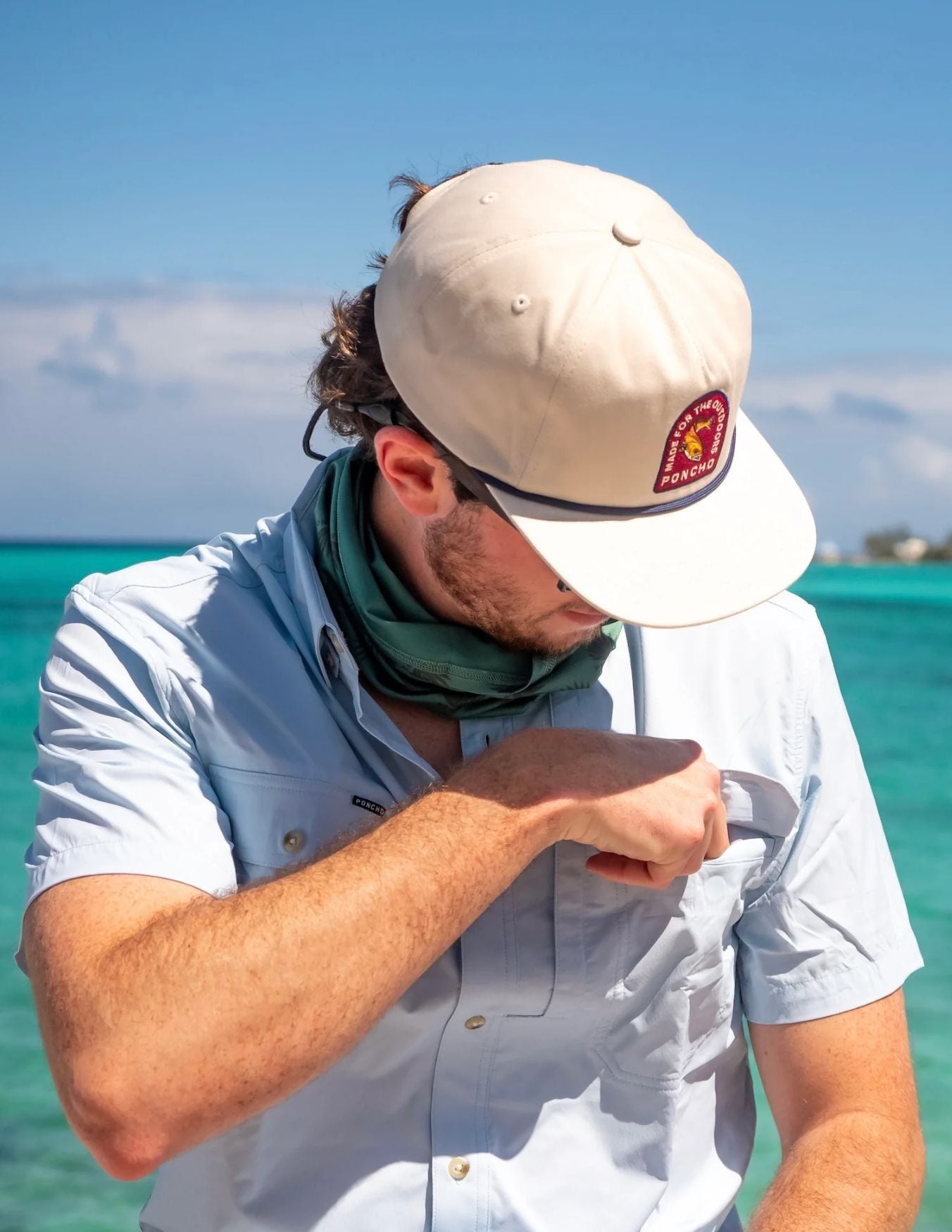 Poncho Mens The Anchoa Short Sleeve Shirt