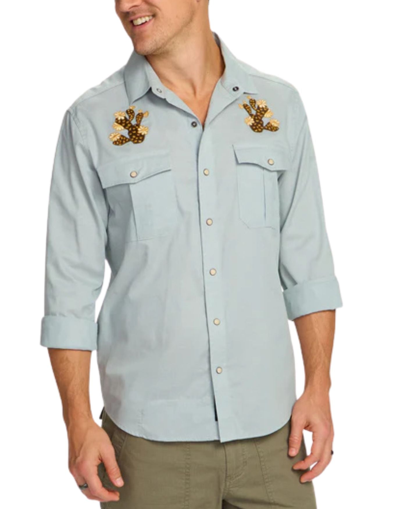 Howler Bros Prickly Pear Gaucho Snapshirt