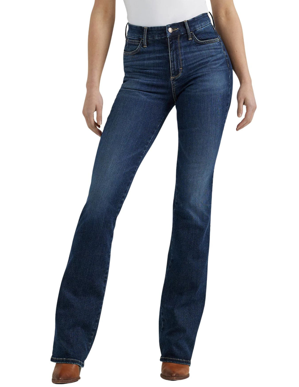 Wrangler Womens Bespoke High Rise Bootcut Jeans