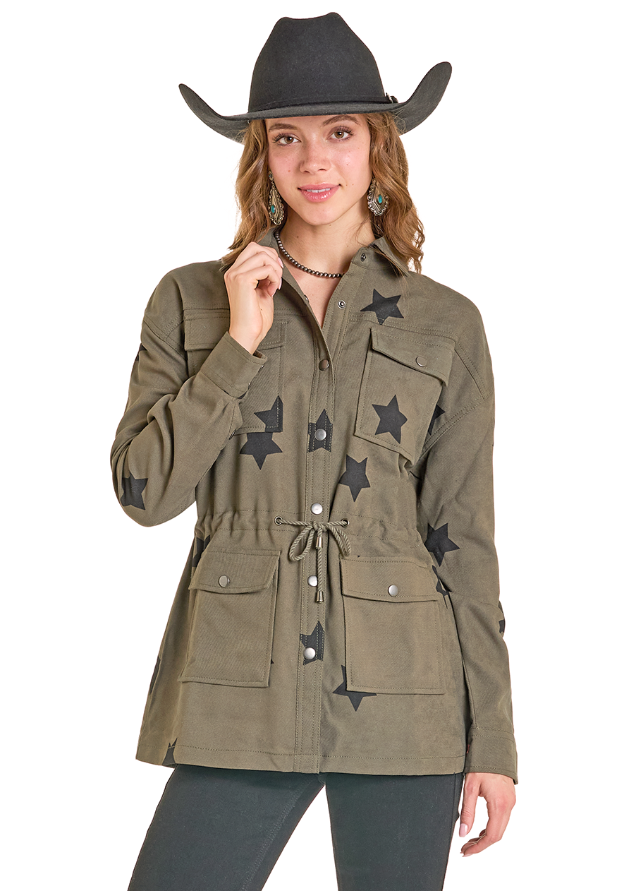 Panhandle Womens Star Cargo Jacket