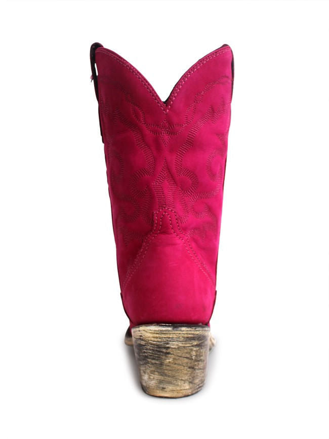 Liberty Black Womens Fucsia Bootie