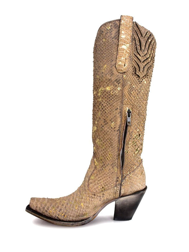 Corral Womens Tall Top Python Boots