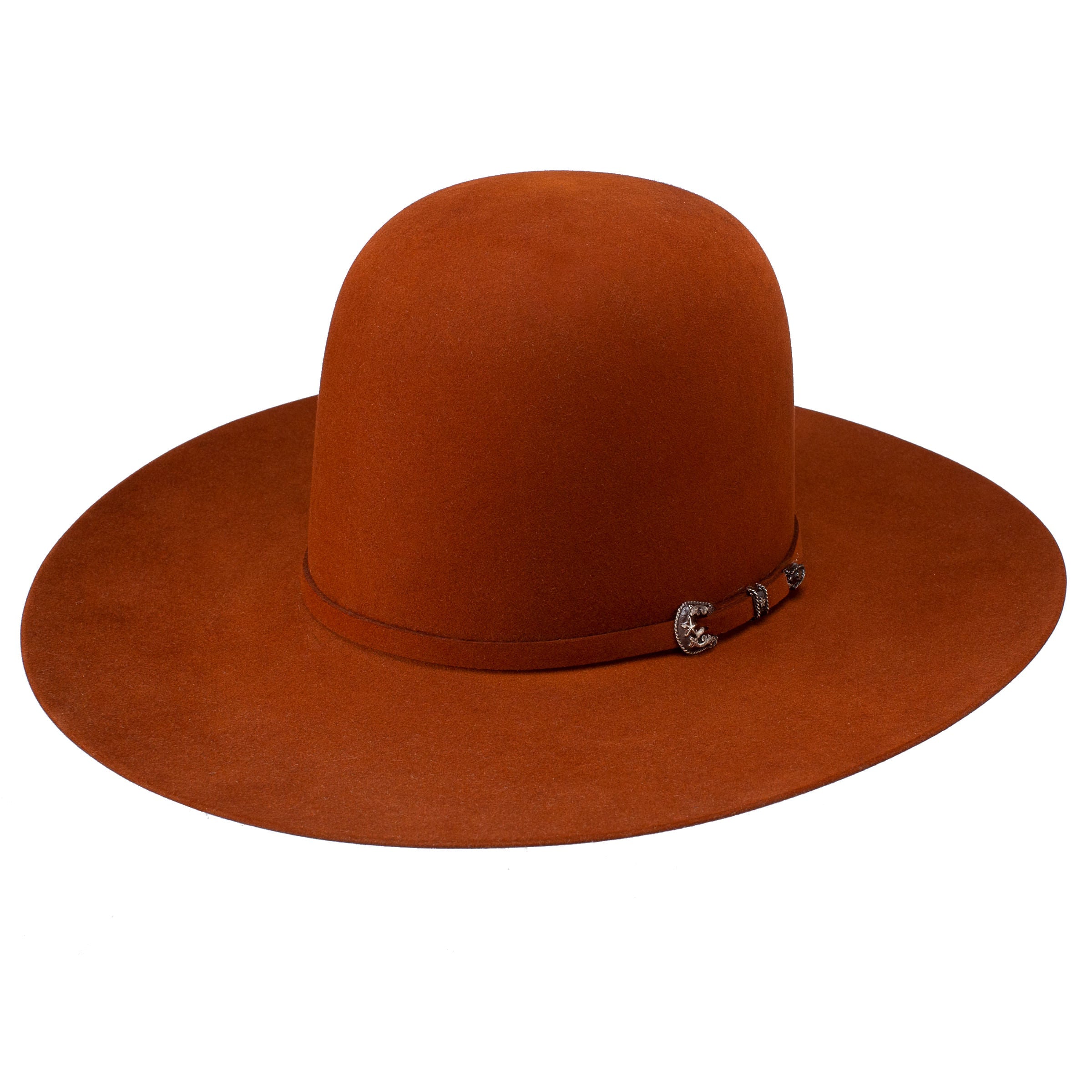 Resistol Mens Rusty Spur Rust Felt  Hat