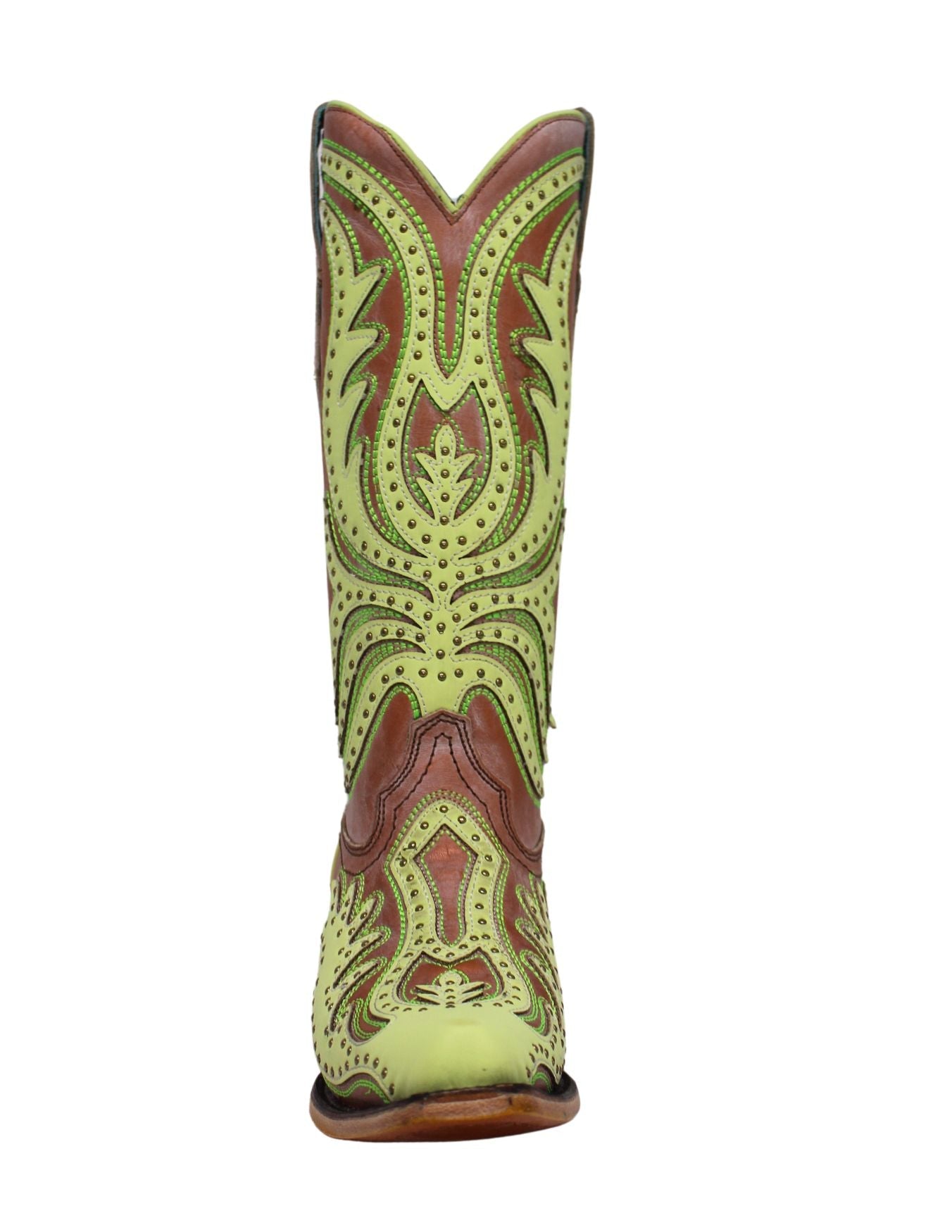 Corral Womens Lime Handcrafted Neon Lime Green Boots