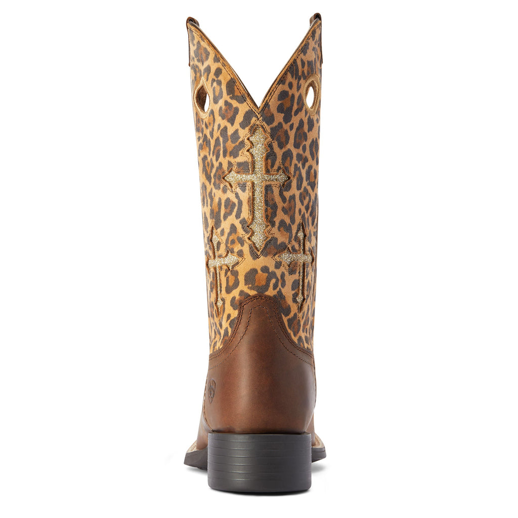 Ariat Womens Round Up Crossroads Western Boots