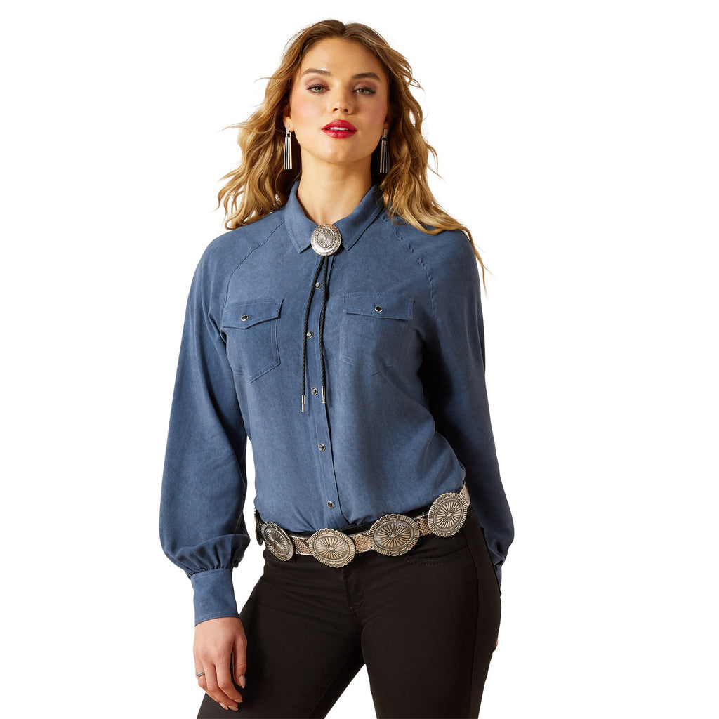 Ariat Womens Dark Denim Juniper Shirt