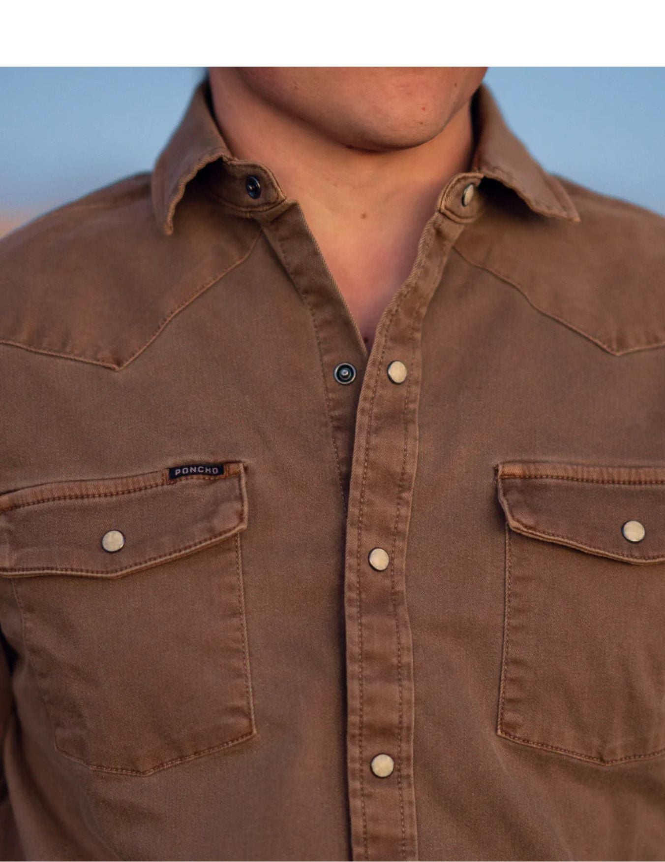 Poncho Mens The Cotulla Shirt