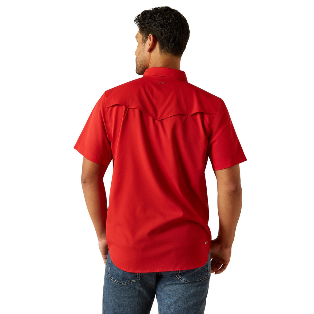 Ariat Mens Haute Red VentTEK Western Fitted Shirt